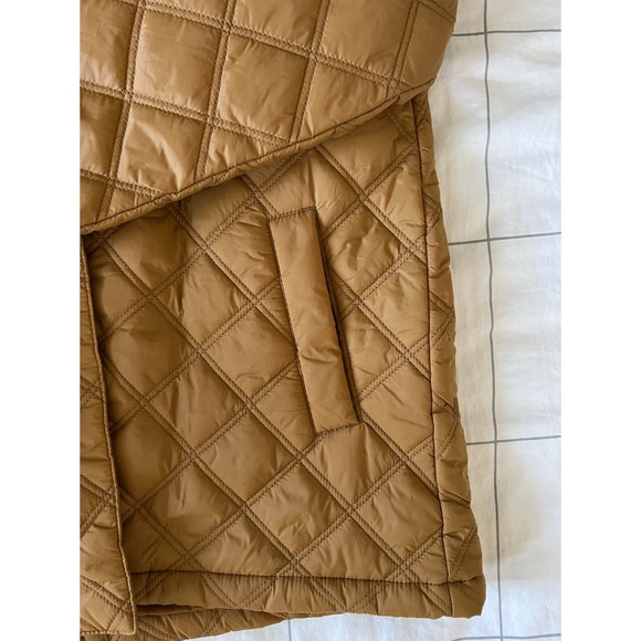 Madewell addition quilted packable puffer jacket -xxs toffee - Picture 5 of 7